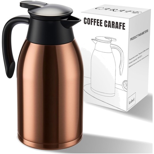 Kaffeekanne isoliert edelstah - isoliert,