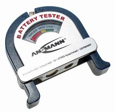 Ansmann Batterietester AN20602 Batterie- u. Akkutestgerät 1,2V 1,5V 3V 9V