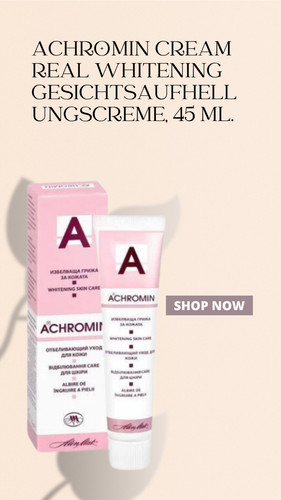 Achromin cream real whitening - achromin,