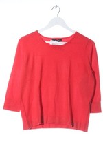 ULI KNECHT Rundhalspullover Damen Pullover Gr. DE 36 rot Casual-Look