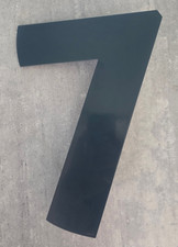 Hausnummer Nr. 7, Stahl pulverbeschichtet, ca. 30 cm