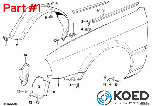 Original bmw seitenwand vorn - seitenwand,