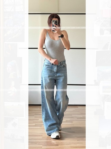 Grauer basic body mit - h&m,
