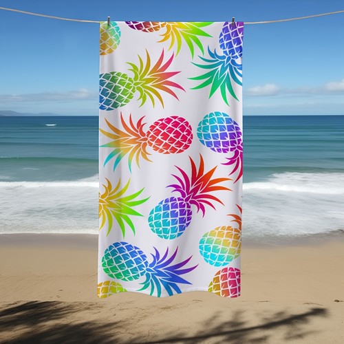 Beach towel featuring a - a,
