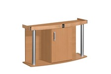 (328,00€/Stk.) diversa Aquarium Unterschrank 120x40x67cm Comfort gebogene Front