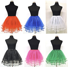 NEU Tüllrock Tütü Tutu Ballettrock  Petticoat Mehrschichtiger Puffy Ballettkleid