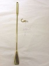 Schuhlöffel Messing Neu edel