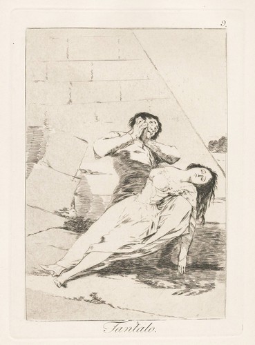 Francisco goya plate - de,