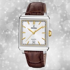 Festina Herrenuhr Leder braun