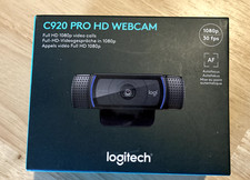 Logitech C920 HD Pro Webcam - schwarz - Wie Neu !   OVP