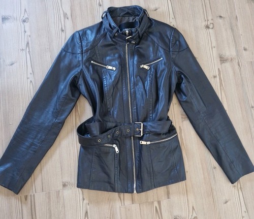 Echte lederjacke aus lammleder - echte,