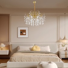 Gold kristall kronleuchter - gold,