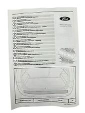 Original Ford Kuga MK1 Heckstoßfängerschutz Ladekantenschutz Folie transparent