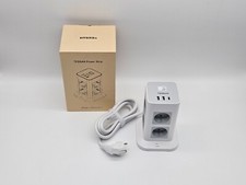 3600W 16A, 8 Fach Steckdosenleiste USB C Mehrfachstecker, Steckerleiste