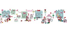 Wandsticker Kinderzimmer Disney Minnie Mouse Mädchenzimmer Herzen Wandtattoo NEU