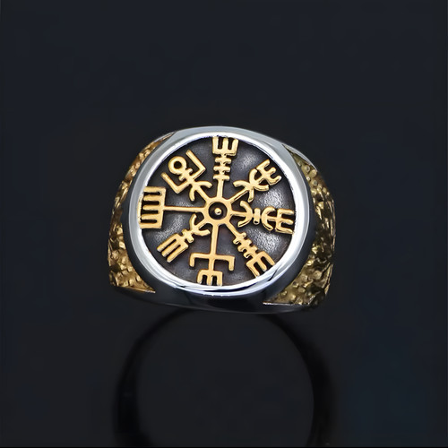Vegvisir siegelring - vegvisir, –