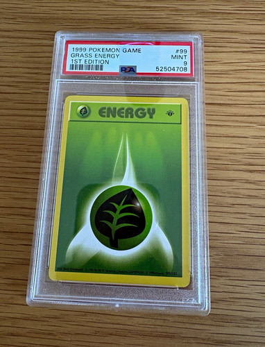 Pokémon tcg grass energy 1st - tcg,