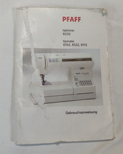 Anleitung Gebrauchsanweisung Handbuch Pfaff 6122 6112 Nähmaschine 6152 6232