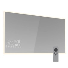 Infrarotheizung Spiegel Bad Thermostat 600 W 120x60 cm Smart Energieumwandlung 