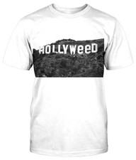 Hollyweed T-Shirt Fun Shirt Weed DOPE Gras Kush Hanf Kiffen Lustig neu Marijuana