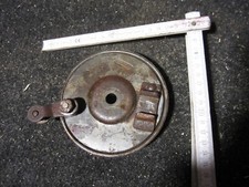 Rixe RS 50 DUO S : Bremsankerplatte hinten Felge Speichenfelge Pränafa Bj.1960