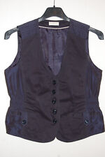 BONITA - GR. 38 - Weste dunkelblau Nadelstreifen