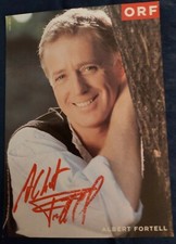 ALBERT FORTELL Autogrammkarte original signiert ORF
