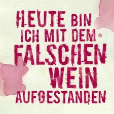 Magnet Kühlschrankmagnet Sticky Jam "Falscher Wein"