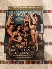 Ein Playboy - Magazin von 01.- 2015, mit Playmate - Kalender.