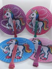 6 x Einhorn Fächer Mitgebsel