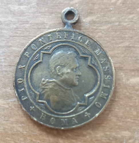 Münz anhänger papst - pius, ix