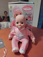 Zapf Creation Baby Annabell  709900 Babypuppe 43 cm  Strampler Schnuller Flasche