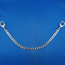 Charivari Kette Erbskette Scharivari Uhrenkette Edelstahl silbern 10mm