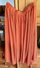 Crinkle Maxirock mit Gummizug von sienna (Impressionen) Gr. 40-42, sh. Maße