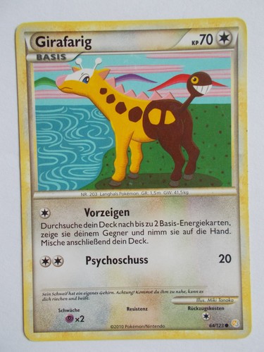 Pokemon karten 123 - pokemon, 64/123