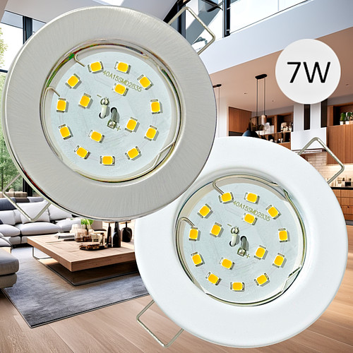 Flacher led einbaustrahler tom - einbaustrahler,
