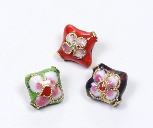 Cloisonne perle spacer - 2,