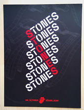 Rolling Stones No filter Tour 2017 official poster Düsseldorf