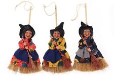 3-er Set-Hexen-auf Besen-ca.26