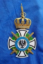 Königlicher Hausorden von Hohenzollern 1851 - Ritterkreuz m. Schwertern - Replik