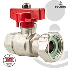 tecuro Messing Kugelhahn mit