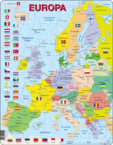 Puzzle europa - puzzle,