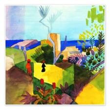 Poster Landschaft am Meer -