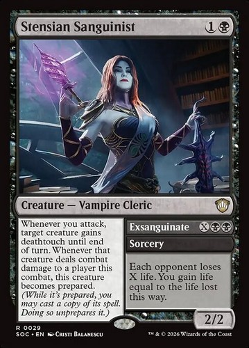Mtg stensian sanguinist - stensian,