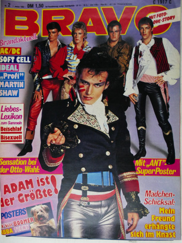 Bravo 1982 januar adam ant - 1982,