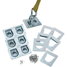 6x Zurrösen mit Gegenplatten