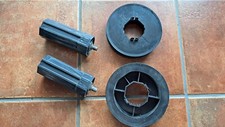 2 St. Rolladen Gurtscheiben mit Walzenkapseln 60mm