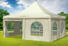 Gartenpavillon 5x5m PVC Beige