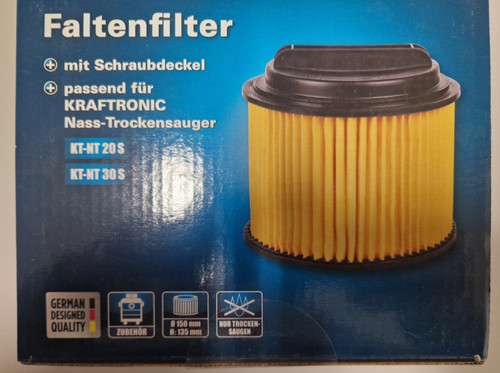 Faltenfilter mit schraubdeckel - faltenfilter,
