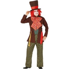 Verrückter Hutmacher Kostüm Herren Mad Hatter Kostüm Alice im Wunderland Outfit